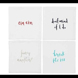 Kate spade cocktail napkins